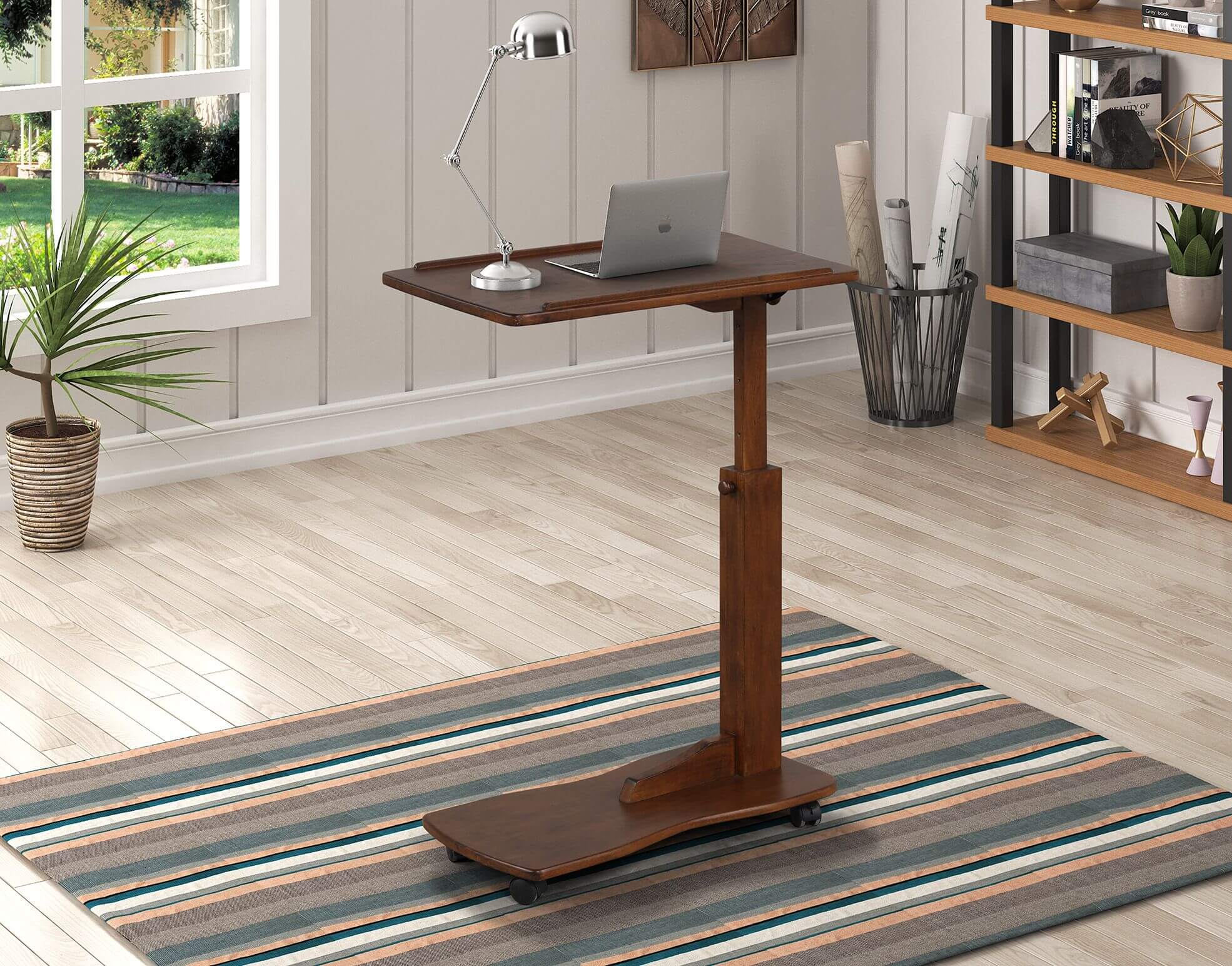 Adjustable shop couch desk